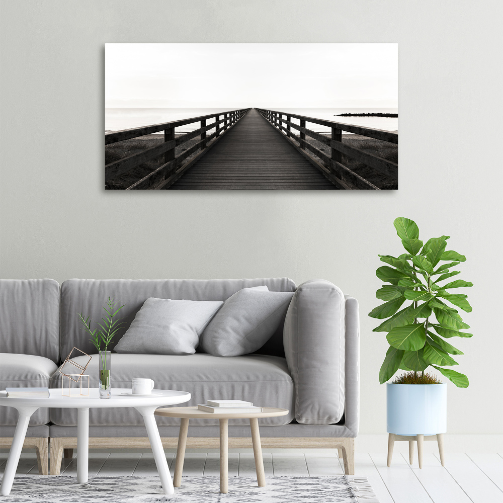 Canvas wall art Wooden pier