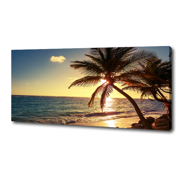 Canvas wall art Tropical beach