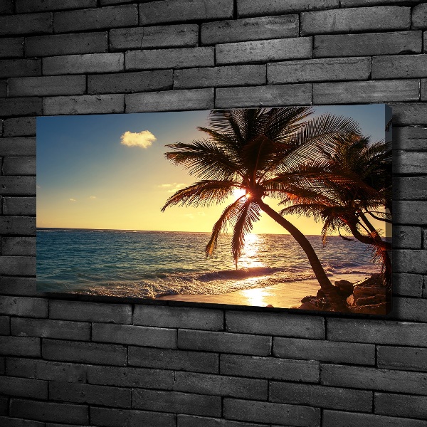 Canvas wall art Tropical beach