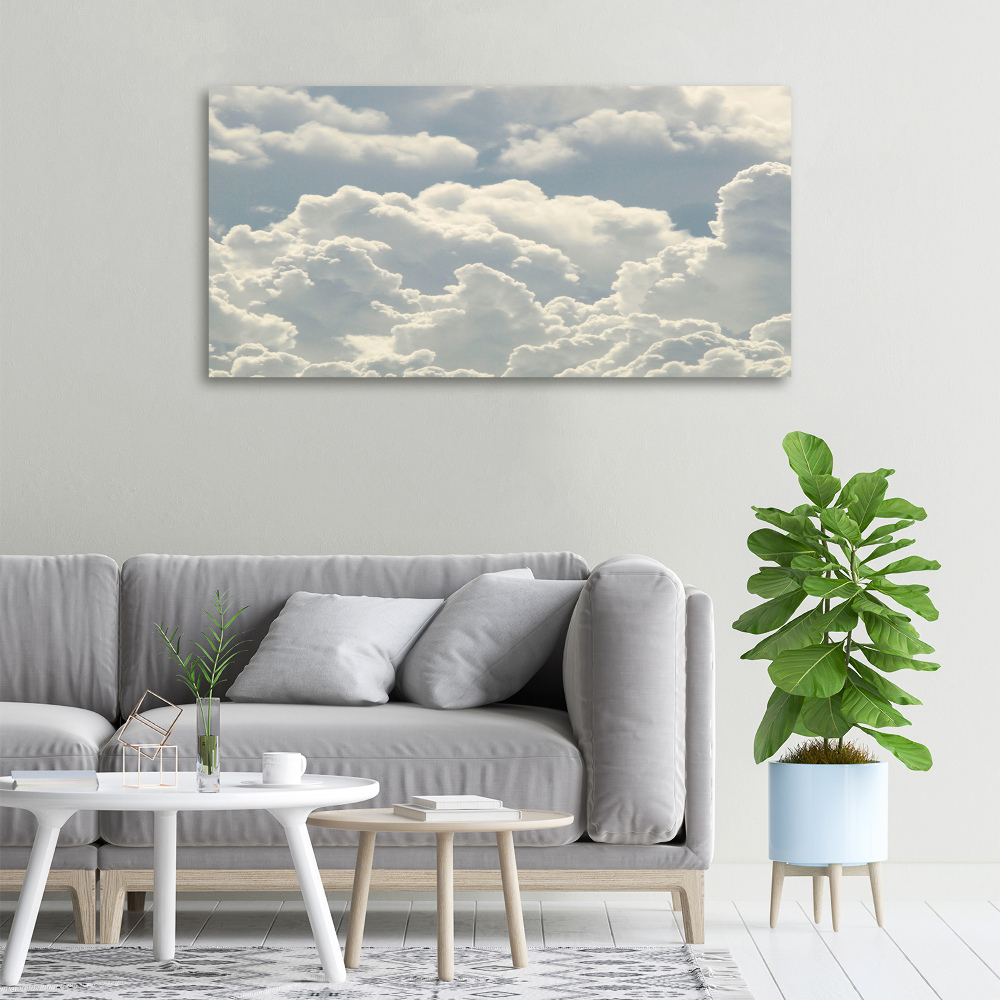 Canvas wall art Clouds