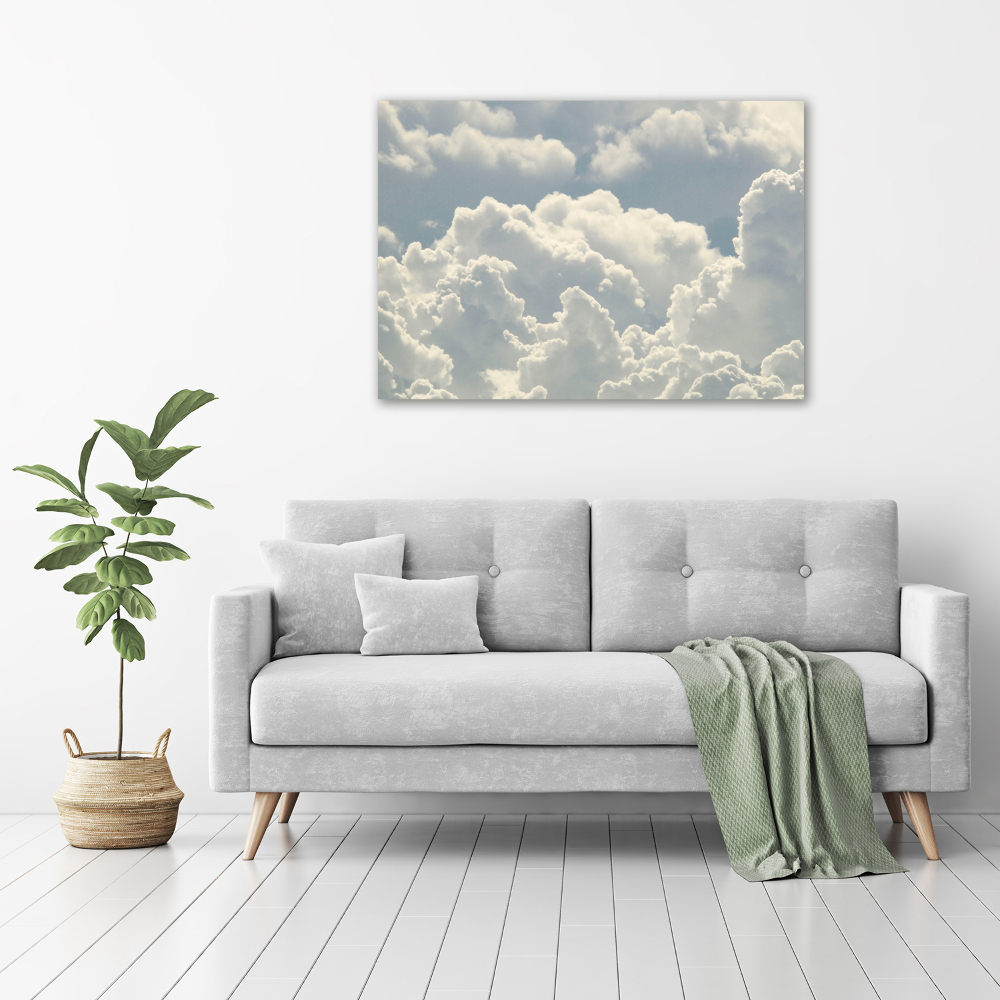 Canvas wall art Clouds