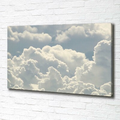 Canvas wall art Clouds