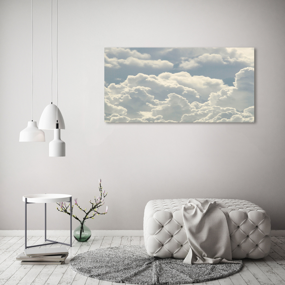 Canvas wall art Clouds