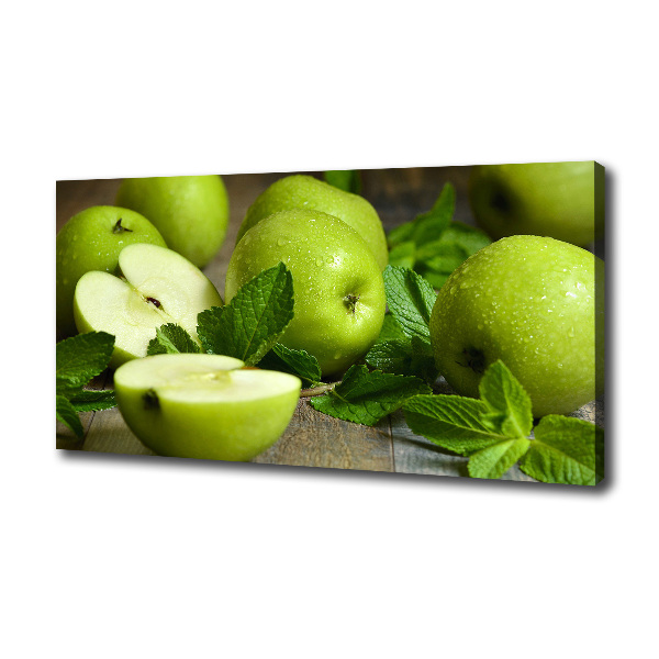 Canvas wall art Green apples