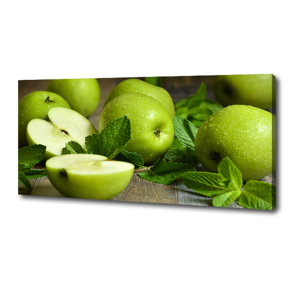 Canvas wall art Green apples