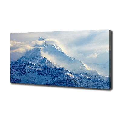 Canvas wall art Mountain peak