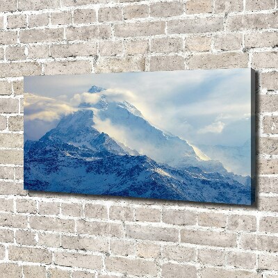 Canvas wall art Mountain peak