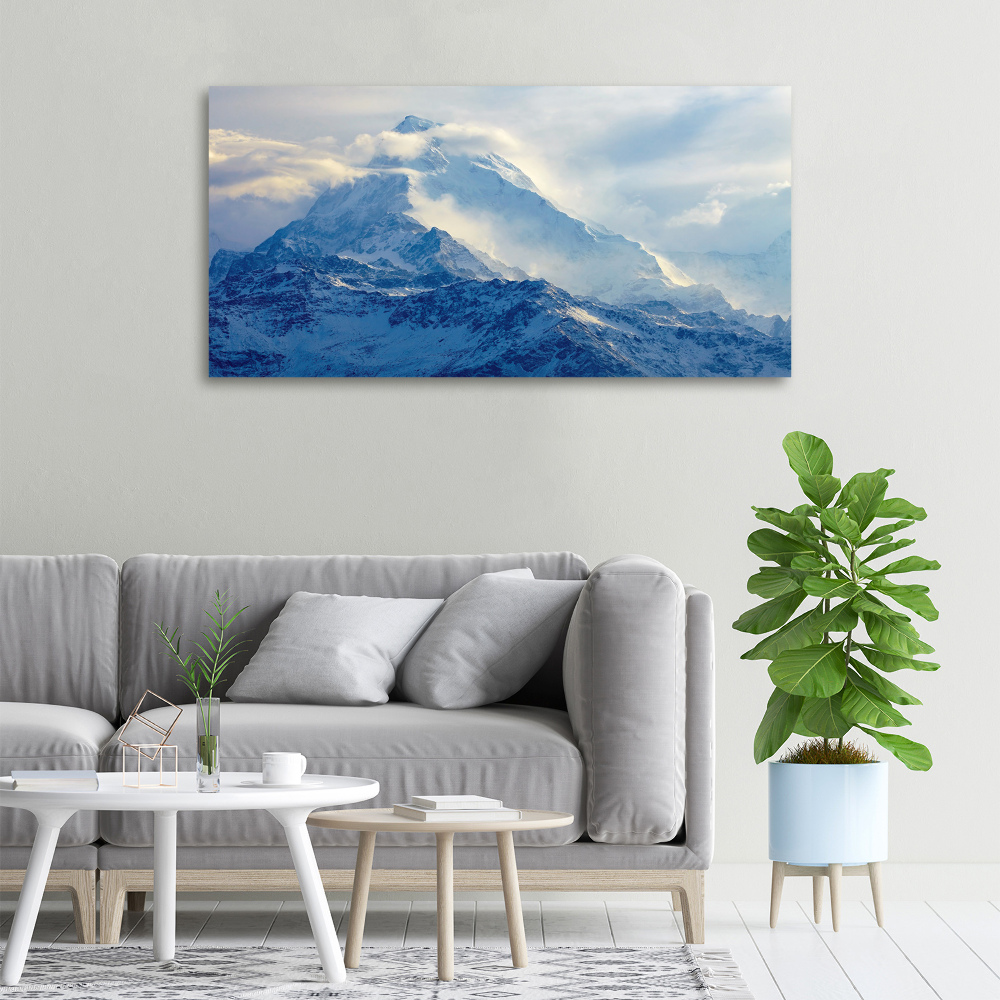 Canvas wall art Mountain peak