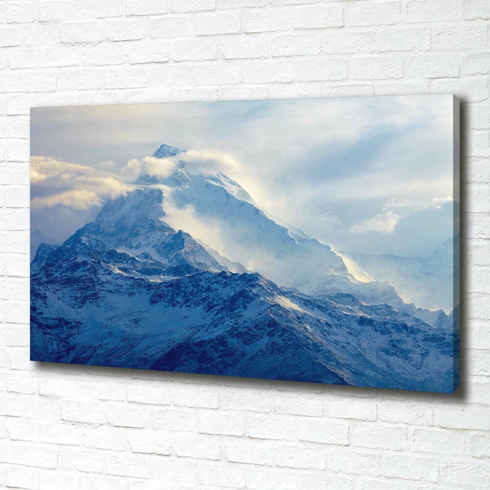 Canvas wall art Mountain peak