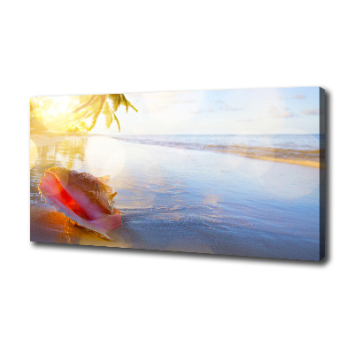 Canvas wall art Beach shell