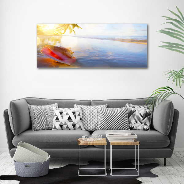 Canvas wall art Beach shell