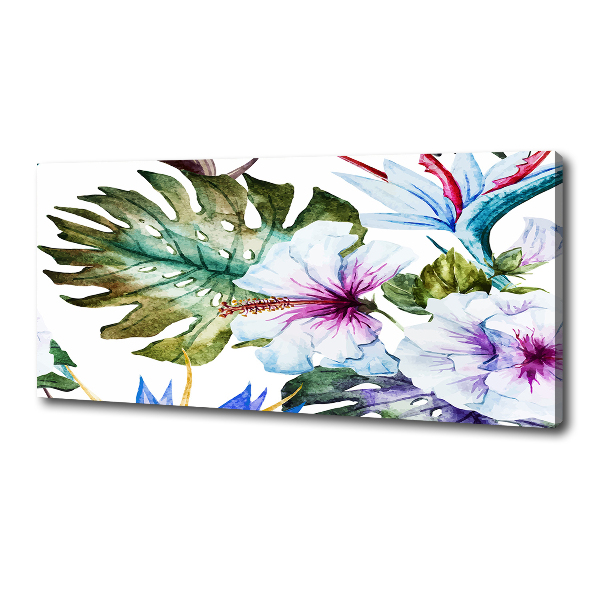 Canvas wall art Hawaiian flowers