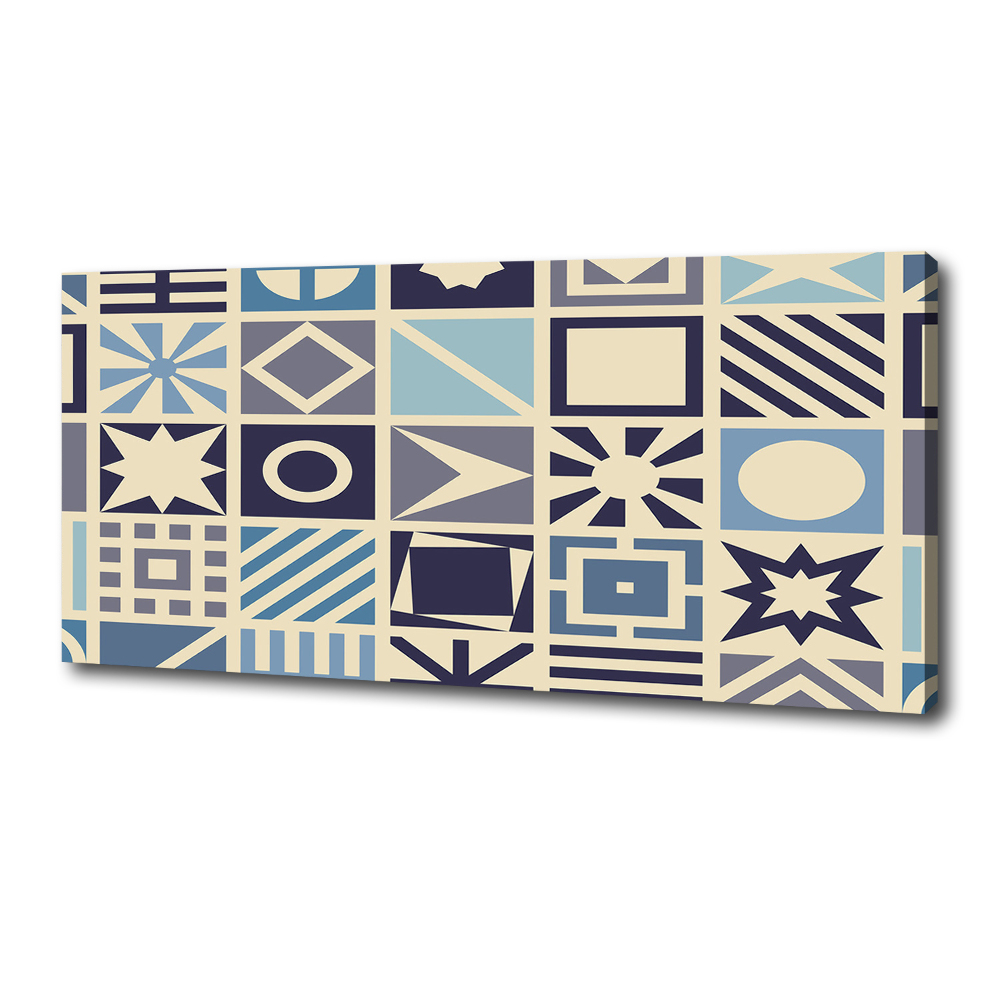 Canvas wall art Geometric background