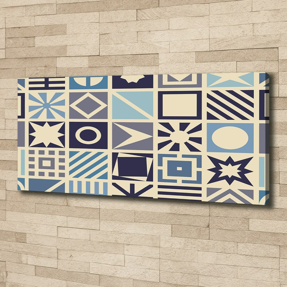 Canvas wall art Geometric background