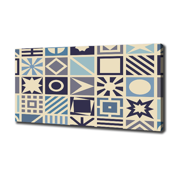 Canvas wall art Geometric background