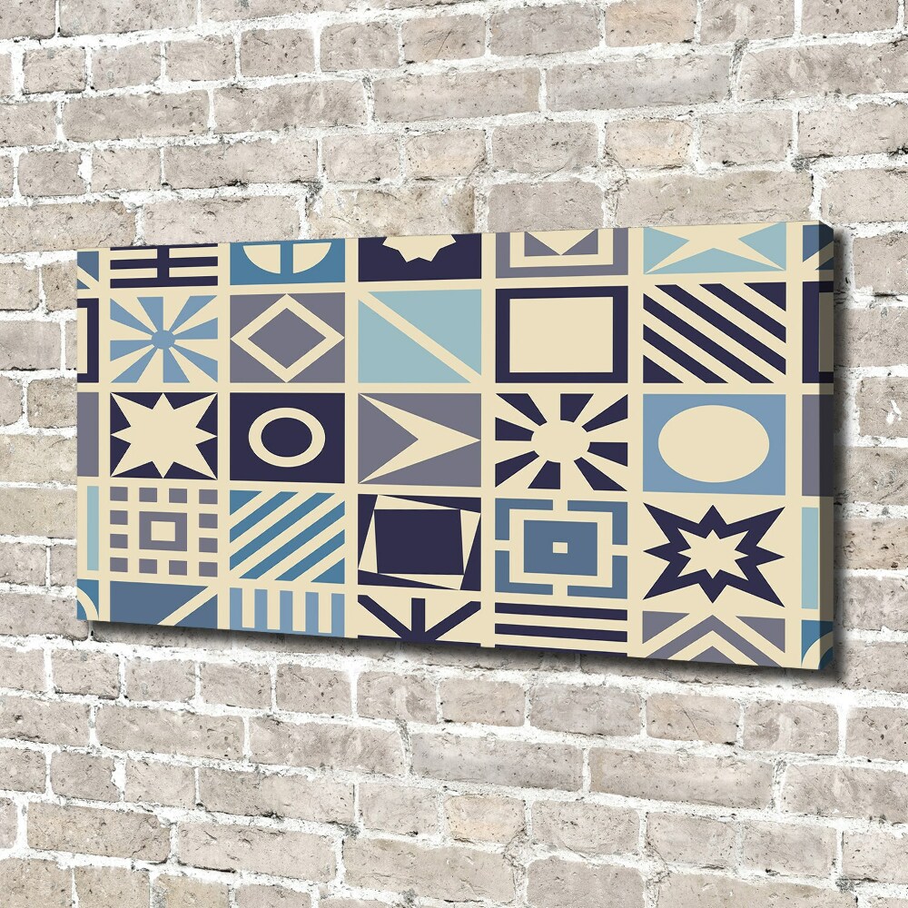 Canvas wall art Geometric background