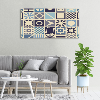 Canvas wall art Geometric background