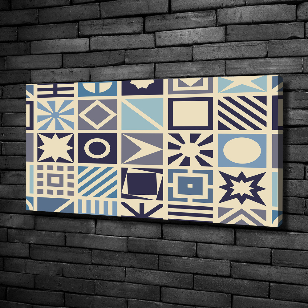 Canvas wall art Geometric background