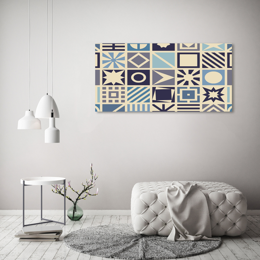 Canvas wall art Geometric background