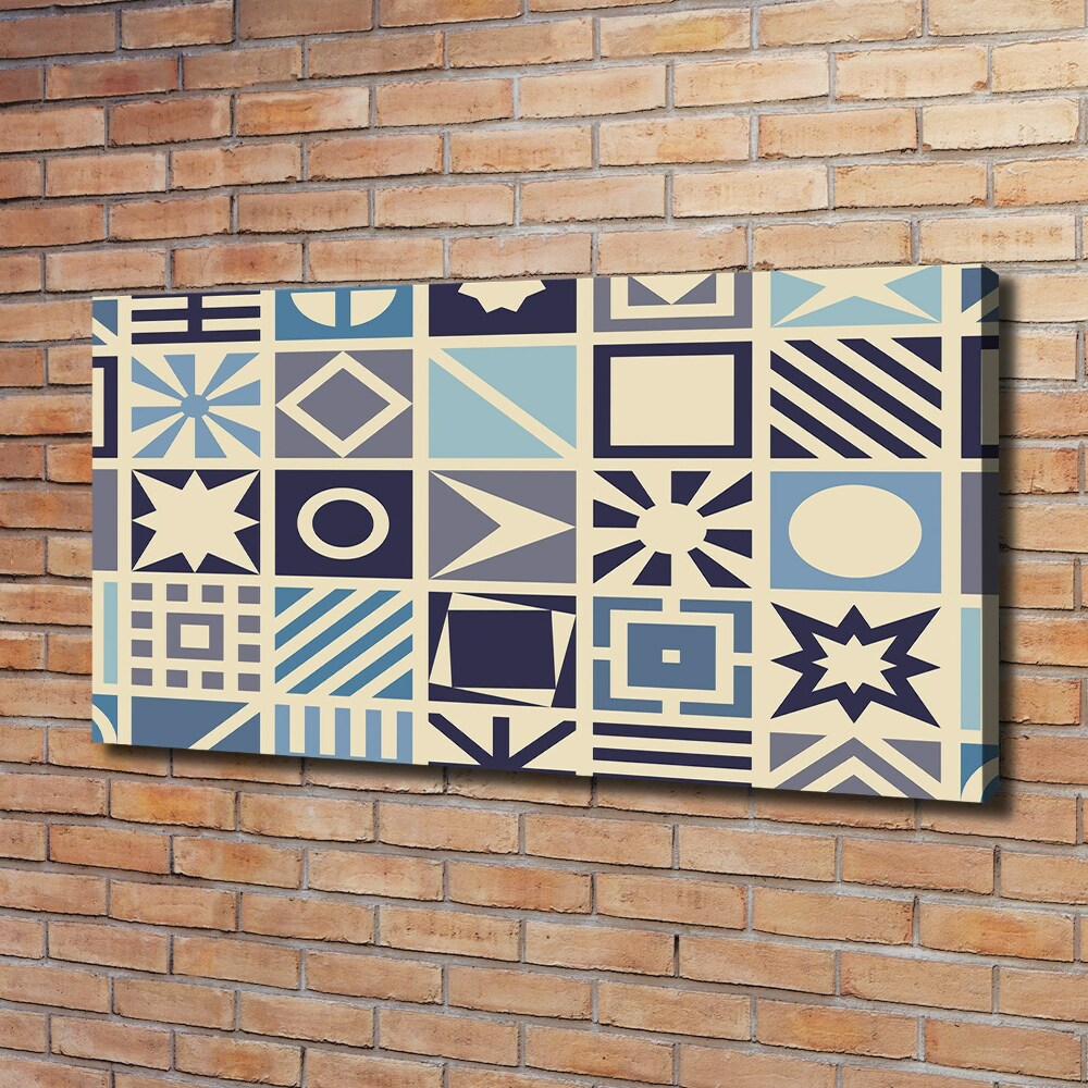 Canvas wall art Geometric background