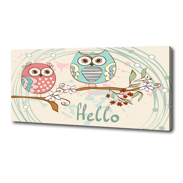 Canvas wall art Owls