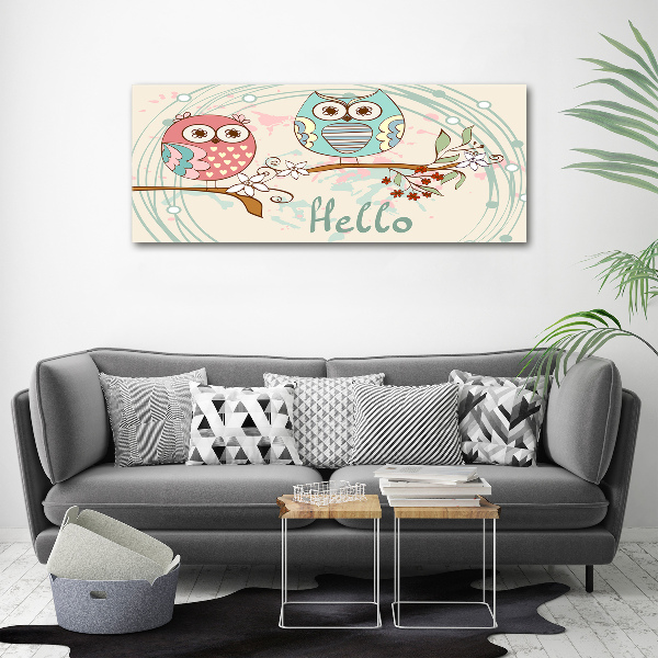 Canvas wall art Owls