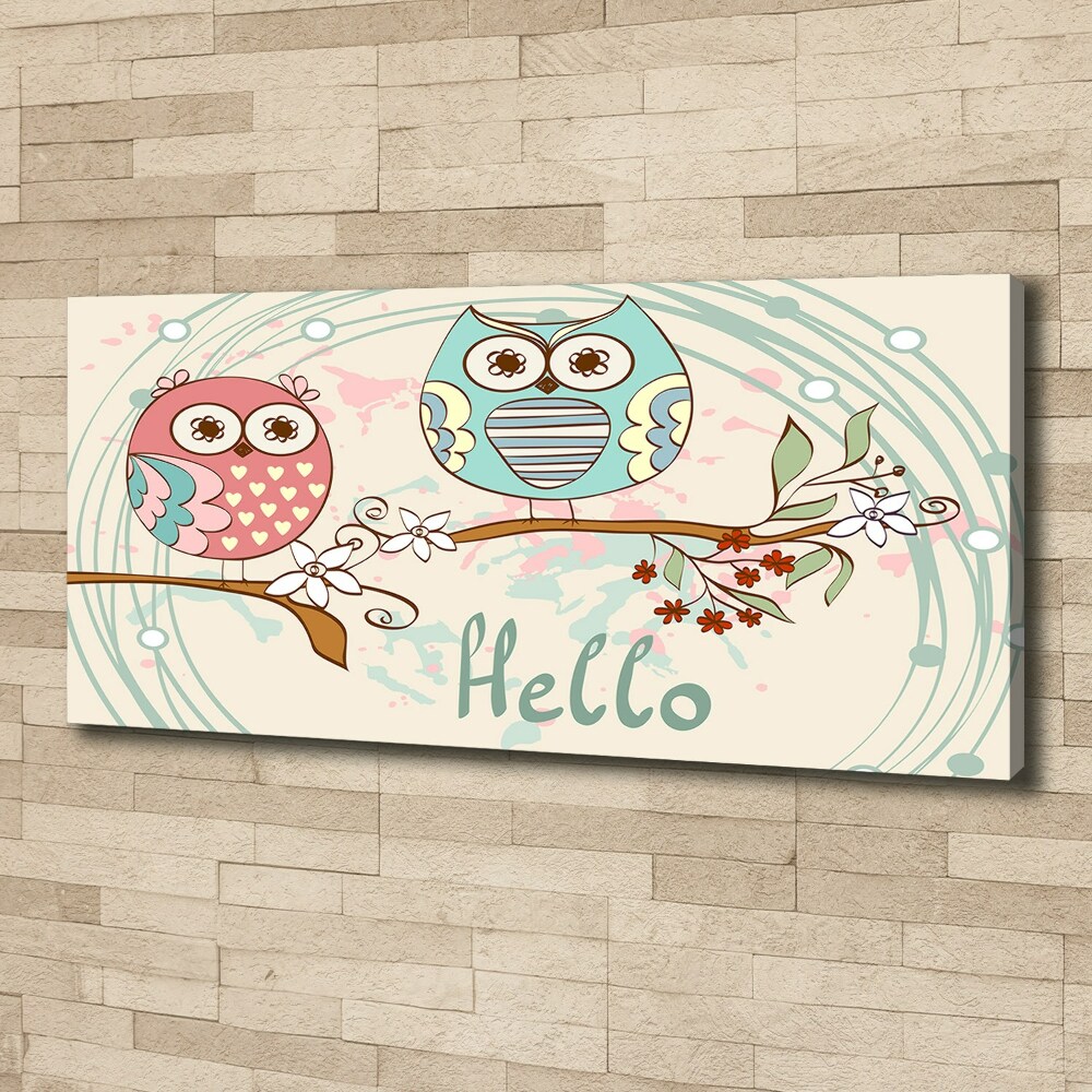 Canvas wall art Owls