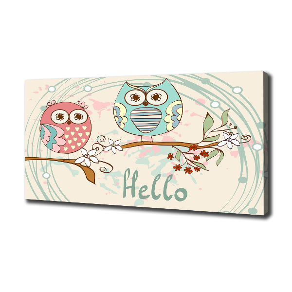 Canvas wall art Owls