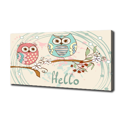 Canvas wall art Owls