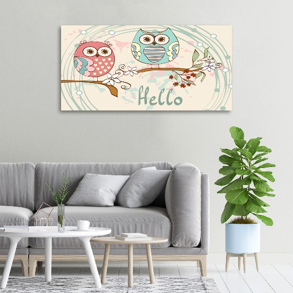 Canvas wall art Owls