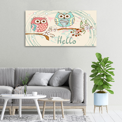 Canvas wall art Owls