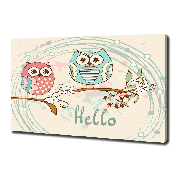 Canvas wall art Owls