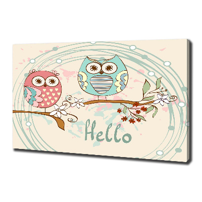 Canvas wall art Owls