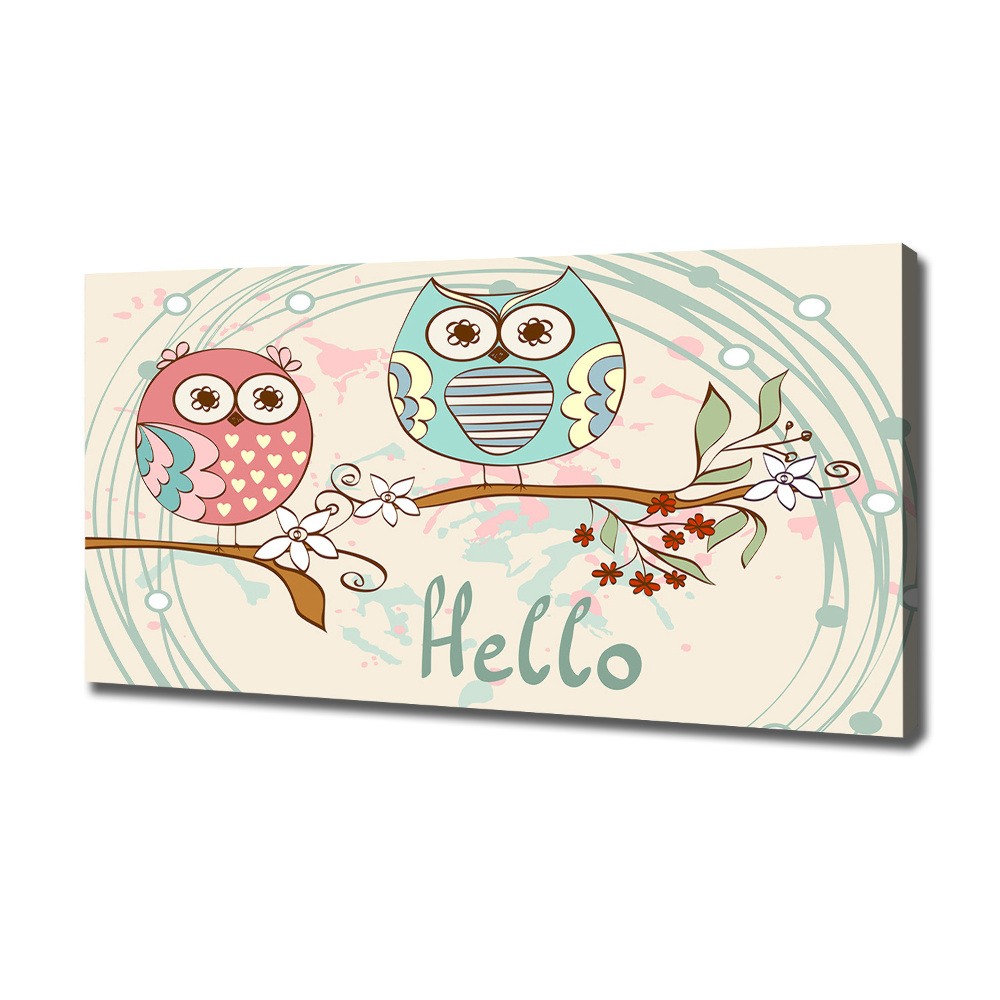 Canvas wall art Owls