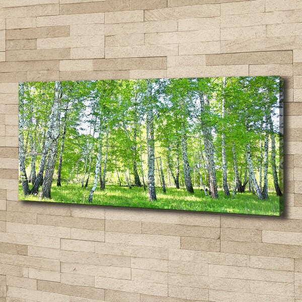 Canvas wall art Birch