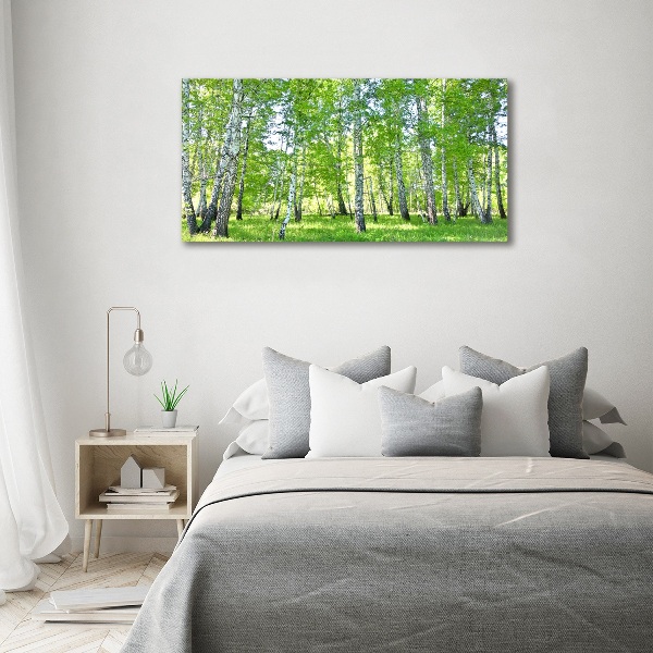 Canvas wall art Birch