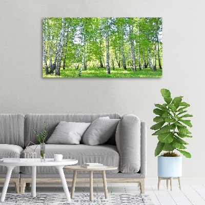 Canvas wall art Birch