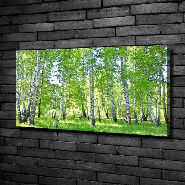 Canvas wall art Birch