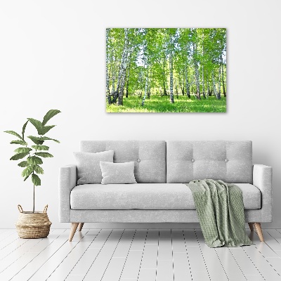 Canvas wall art Birch