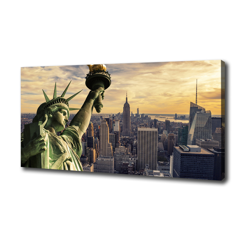 Canvas wall art statue of Liberty