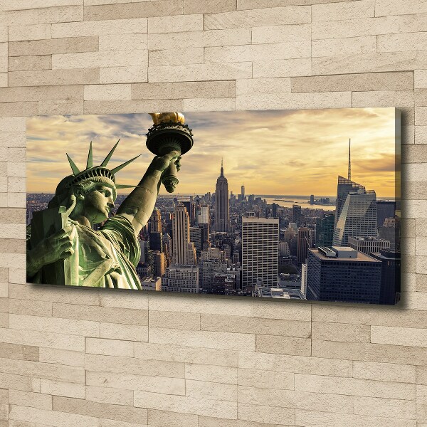 Canvas wall art statue of Liberty