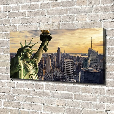 Canvas wall art statue of Liberty