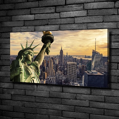 Canvas wall art statue of Liberty