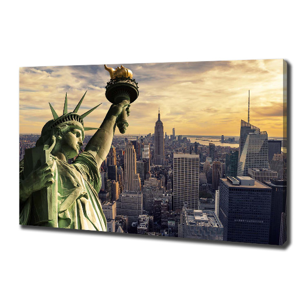 Canvas wall art statue of Liberty