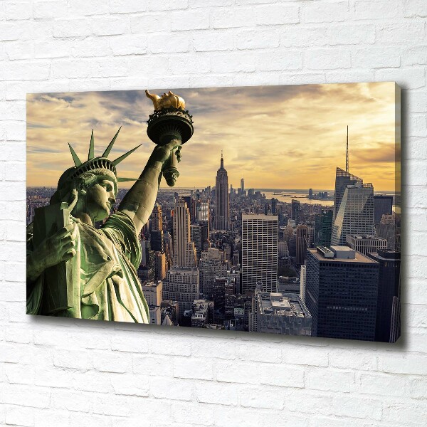 Canvas wall art statue of Liberty