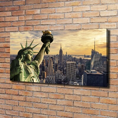 Canvas wall art statue of Liberty