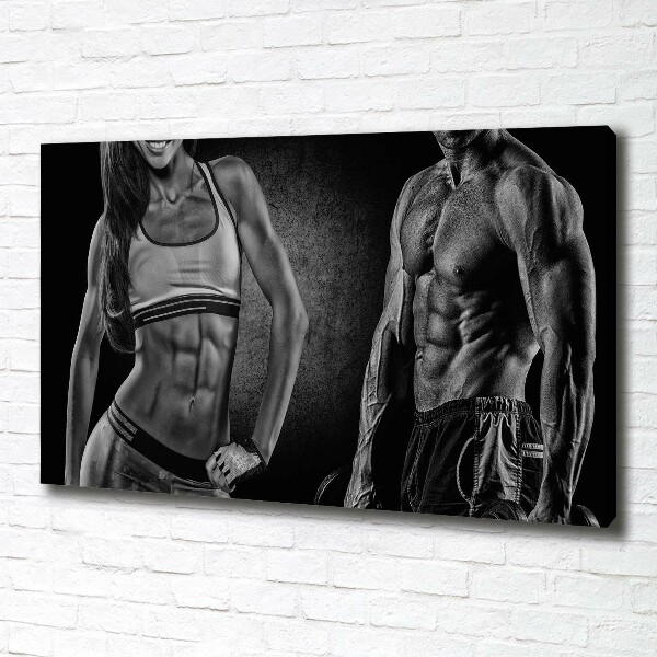 Canvas wall art Muscle structure