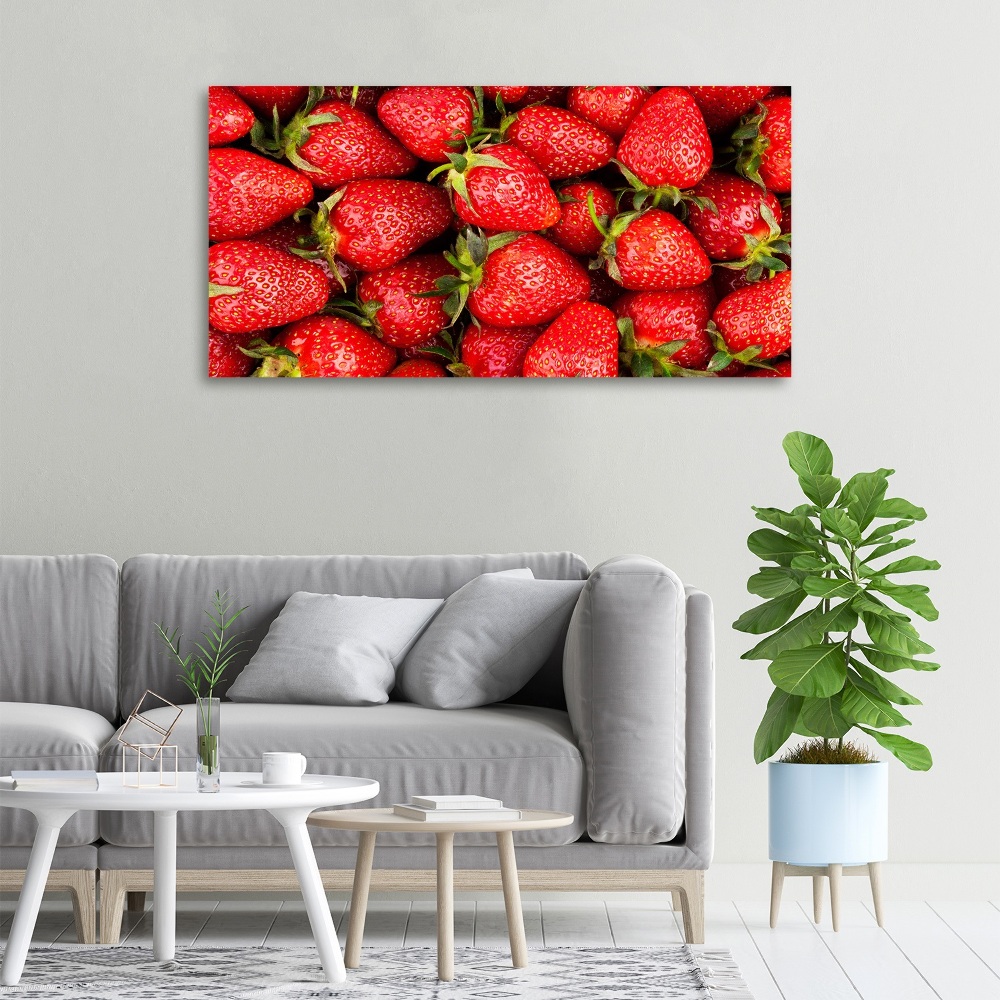 Canvas wall art Strawberries