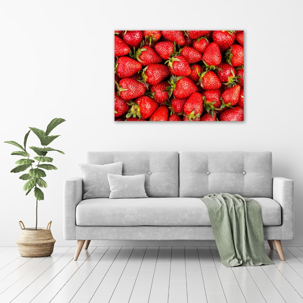 Canvas wall art Strawberries