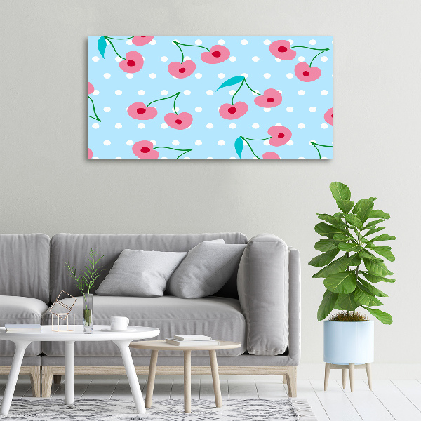 Canvas wall art Fruit icons